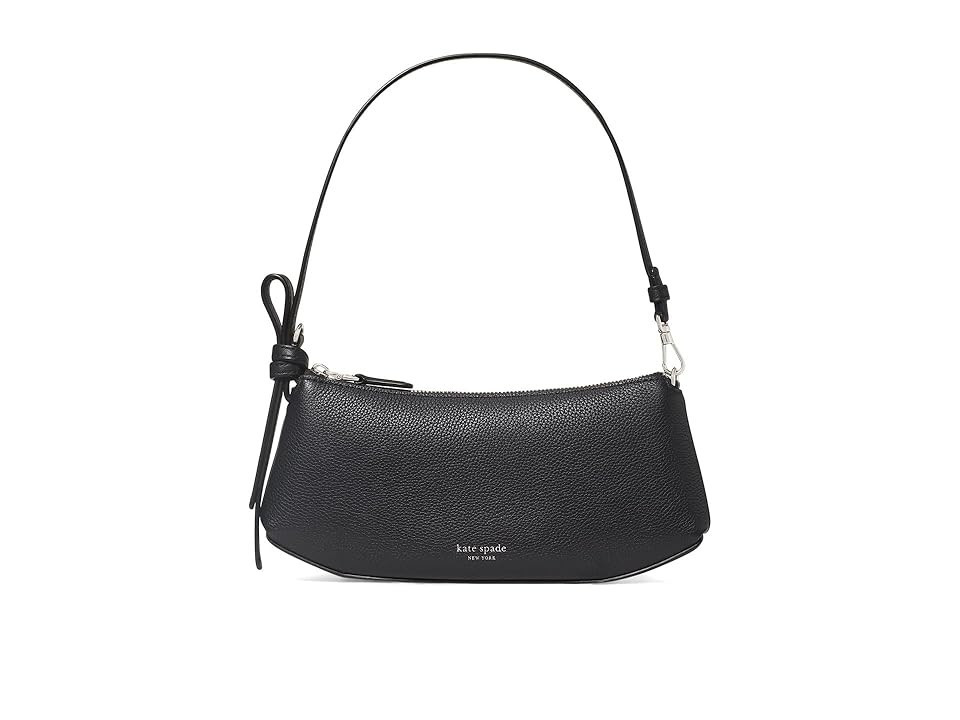 Kate Spade New York Loop Pebbled Leather Pochette Wallet Women's Handbags Black | Zappos