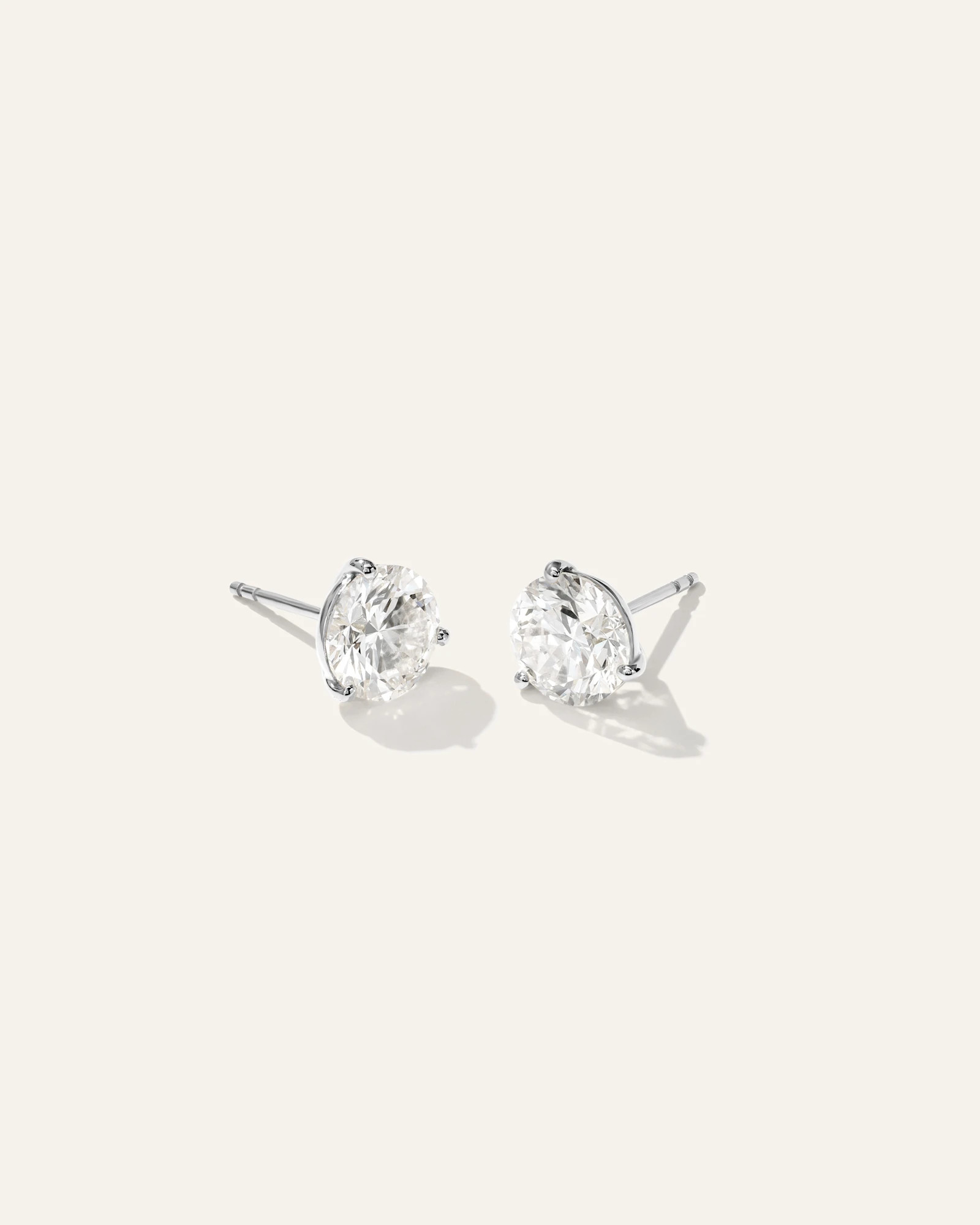 14K Gold Lab Grown Diamond Martini Studs - 4ctw | Quince