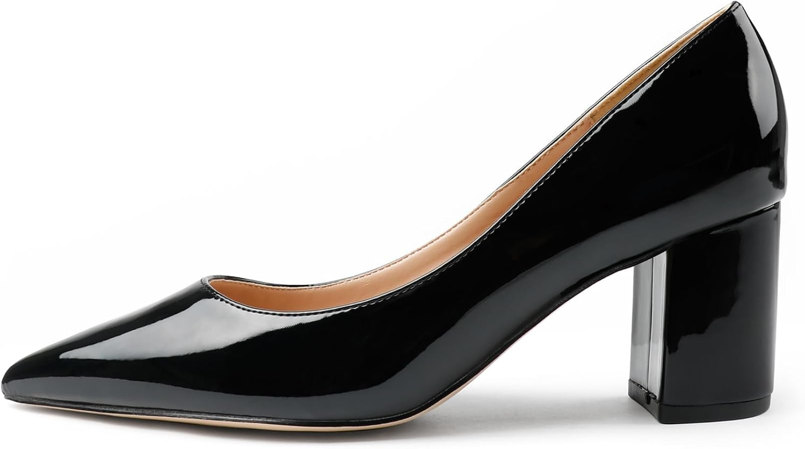 JOY IN LOVE Pumps for Women Chunky Heels Comfortable Block Heel Work Dress Pump Shoes | Amazon (US)