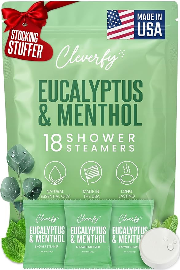 Cleverfy Eucalyptus for Shower Steamers Aromatherapy – Stocking Stuffers for Teen Girls, Women ... | Amazon (US)