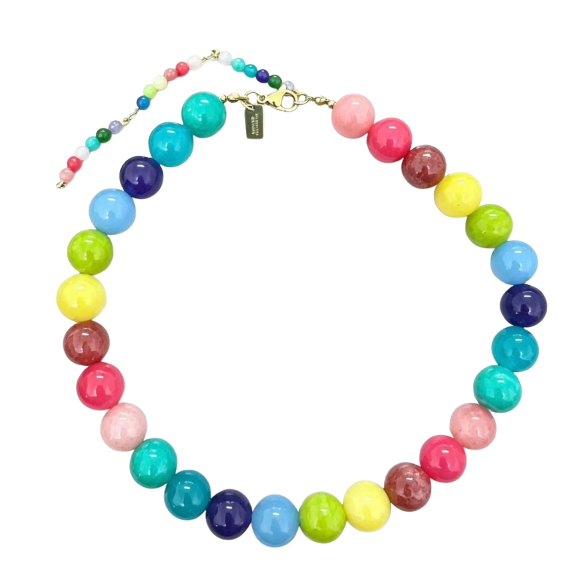 Choose Joy Stone Beaded Necklace | Christina Greene LLC