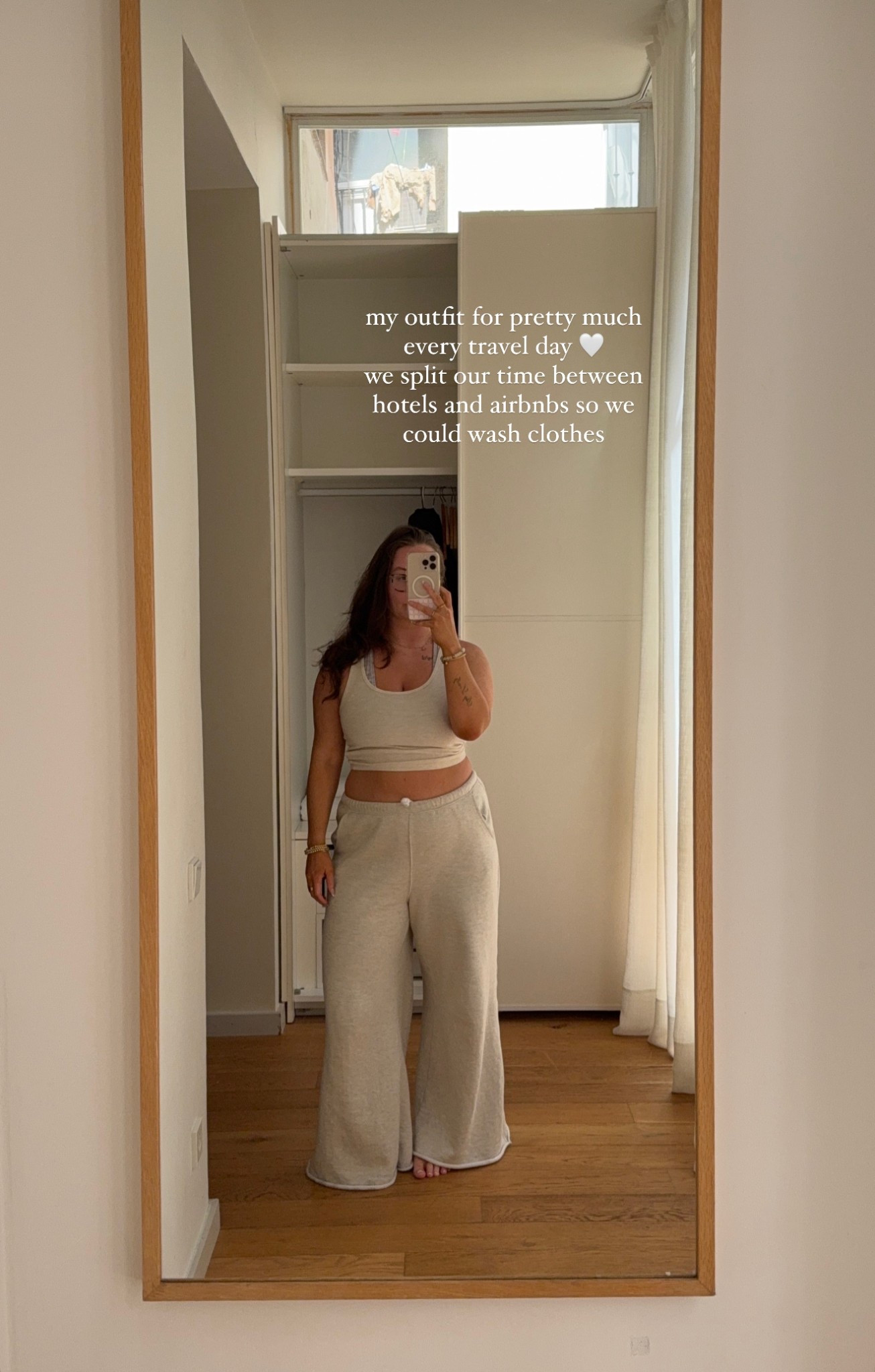 Travel outfit for my Spain trip! Large pants, Medium tank, XL hoodie

European summer, free people, fp movement, aerie, comfy travel outfits

#LTKActive #LTKTravel #LTKSummerEdit