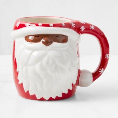 Figural Santa Mug | Williams Sonoma | Williams-Sonoma