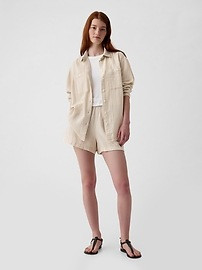 Crinkle Gauze Big Shirt | Gap (CA)