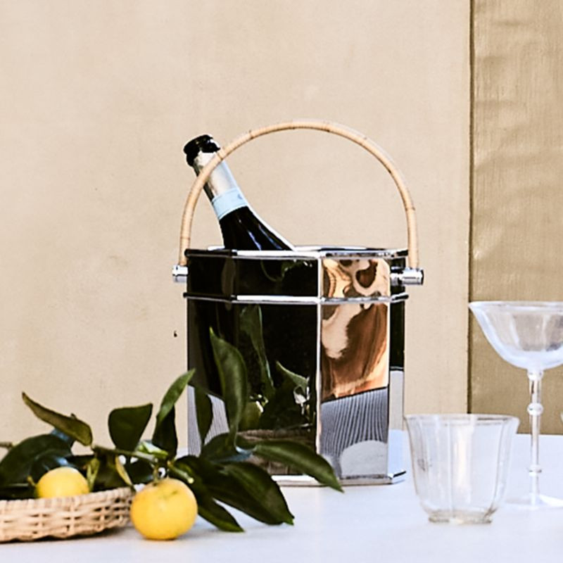 Baselby Ice Bucket by Jake Arnold | Crate & Barrel | Crate & Barrel