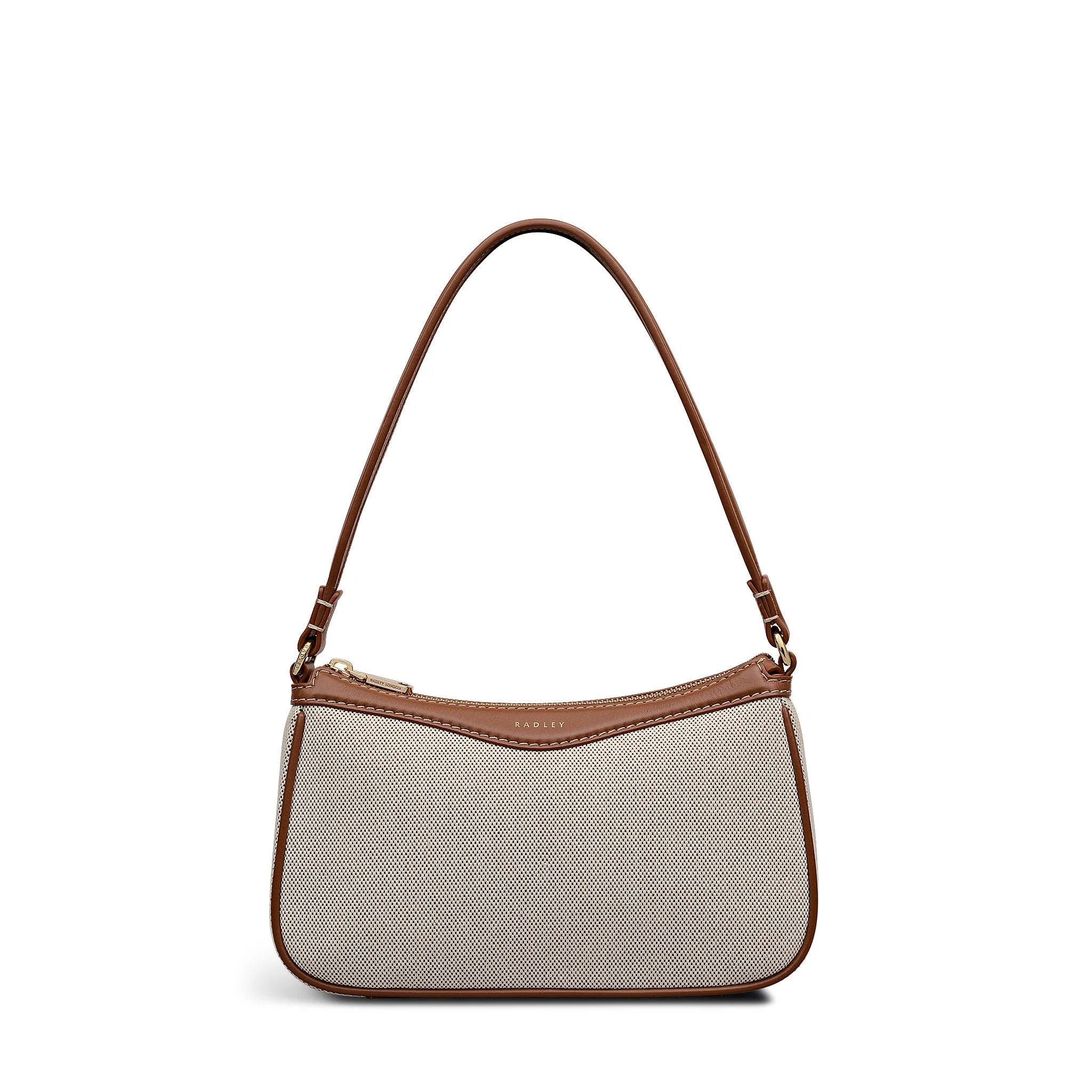 Albany Avenue - Canvas Medium Ziptop Shoulder Bag | Shop Simon