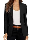 SIOKUY Blazer Jackets for Women: Classic Black Blazer Women, Timeless Women's Blazer - Perfect for Any Occasion (Black, L) | Amazon (US)