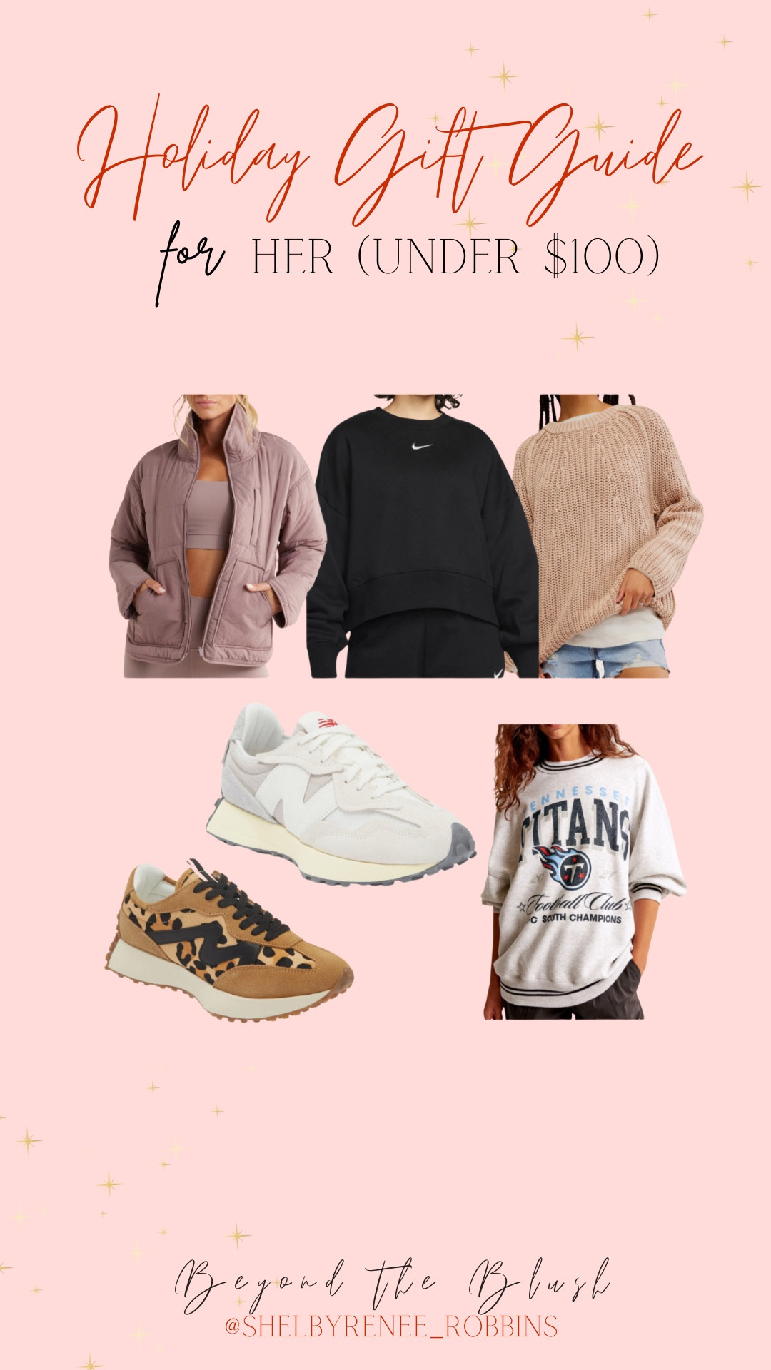 gifts for her under $100, NFL sweatshirt, Abercrombie finds, Tennessee Titans, graphic sweatshirt, gifts for women, new balance, lululemon, cheetah sneakers, nike pullover,

#LTKHoliday #LTKStyleTip #LTKGiftGuide