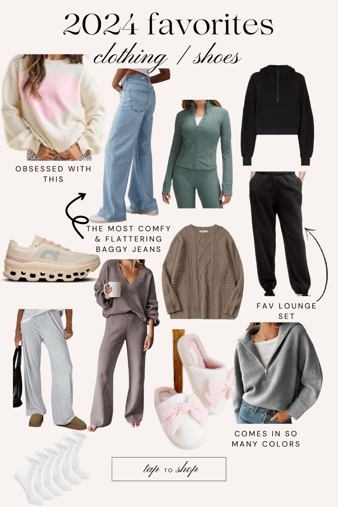2024 clothing & shoe favorites

#LTKShoeCrush #LTKGiftGuide #LTKStyleTip