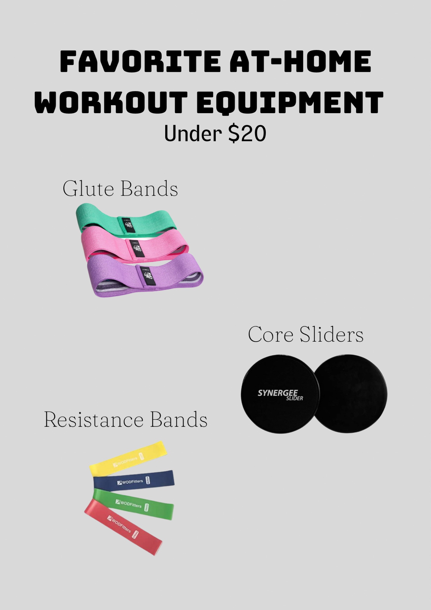 Some of my favorite equipment  to get started building your home gym under $20

#LTKunder50 #LTKfit