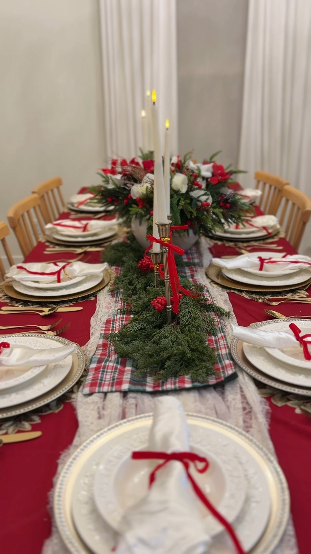 Christmas Table setting

#LTKHoliday #LTKGiftGuide #LTKHome