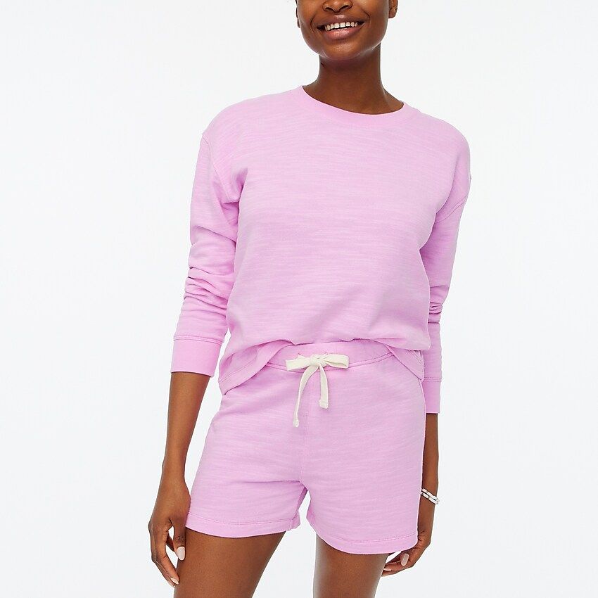 Relaxed cotton terry short | J.Crew Factory