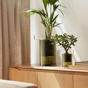 Balcony Glass Self-Watering Planter | West Elm (US)