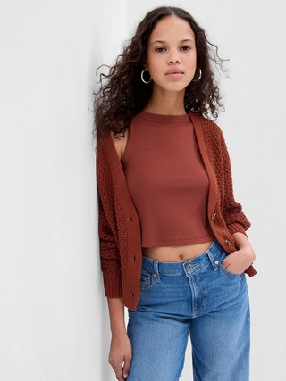 Mixed Stitch Cardigan | Gap (US)