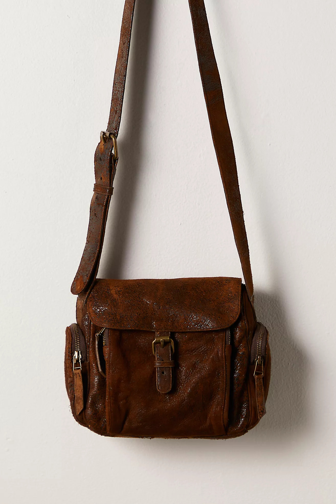Venera Distressed Leather Bag | Free People (Global - UK&FR Excluded)