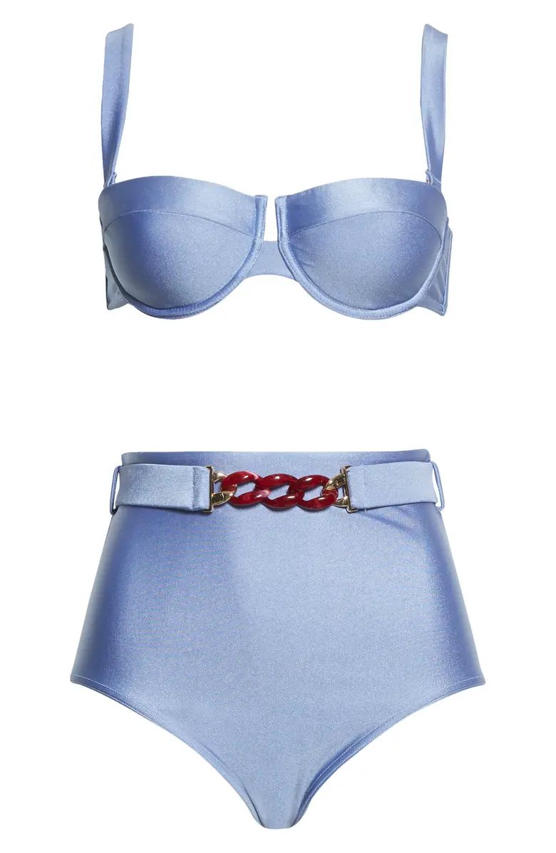 Zimmermann Cira Baconette Bikini Top | Nordstrom | Nordstrom