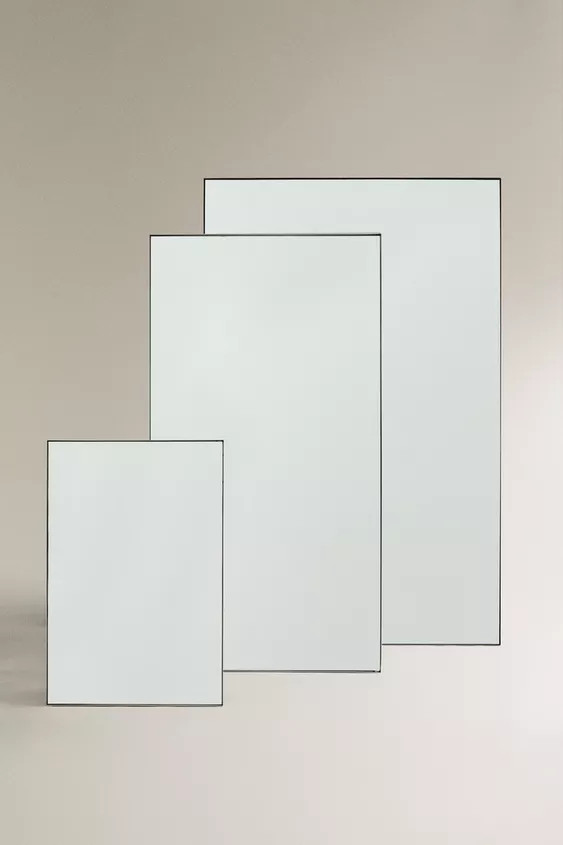 SILVER BORDER FULL LENGTH MIRROR | Zara US