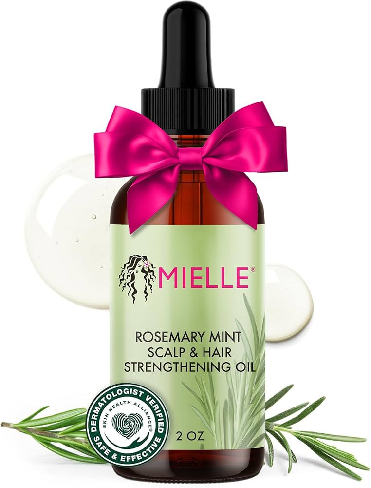 Mielle Organics Rosemary & Mint Hair Oil - Strengthening Biotin Oil Infused Frizzy & Damaged Hair... | Amazon (US)