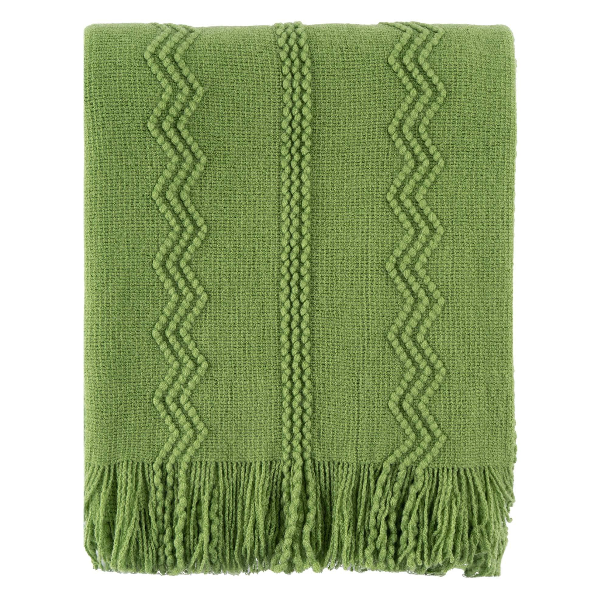 BATTILO HOME Moss Green Throw Blanket for Couch, Spring Decorative Green Blankets for Sofa, Sprin... | Amazon (US)