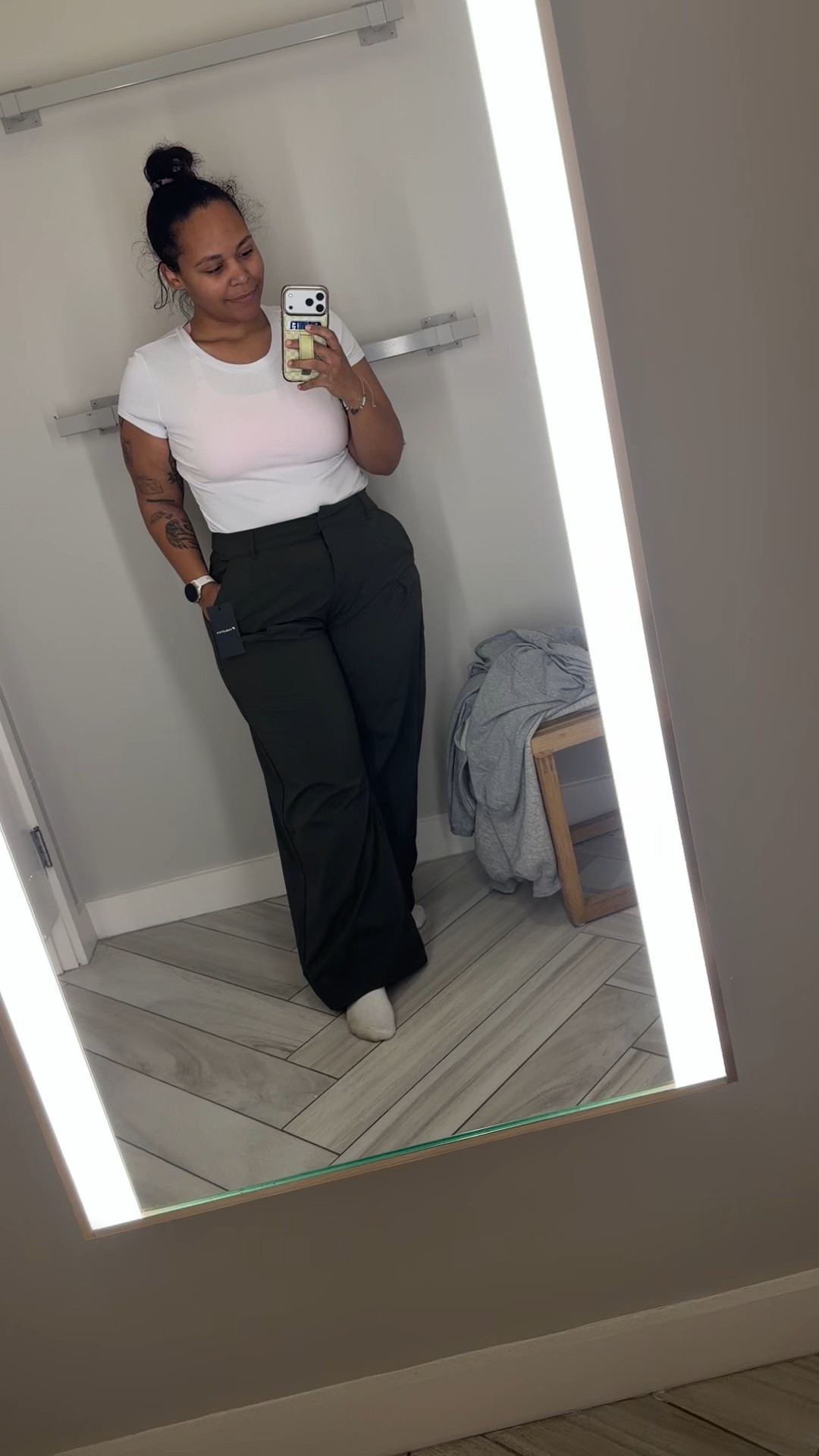 Ran in for a new pain of leggings but left with the perfect business casual outfit from Fabletics! ￼

#LTKdayinmylife #LTKootd #LTKmomlife