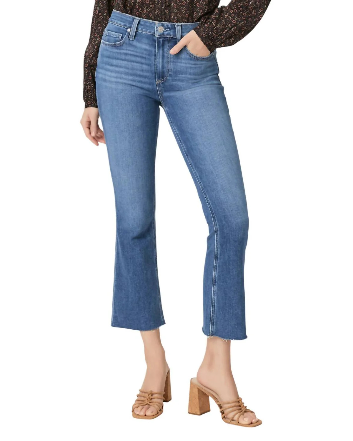 Colette Crop Flare Jean In Starlet | Shop Simon