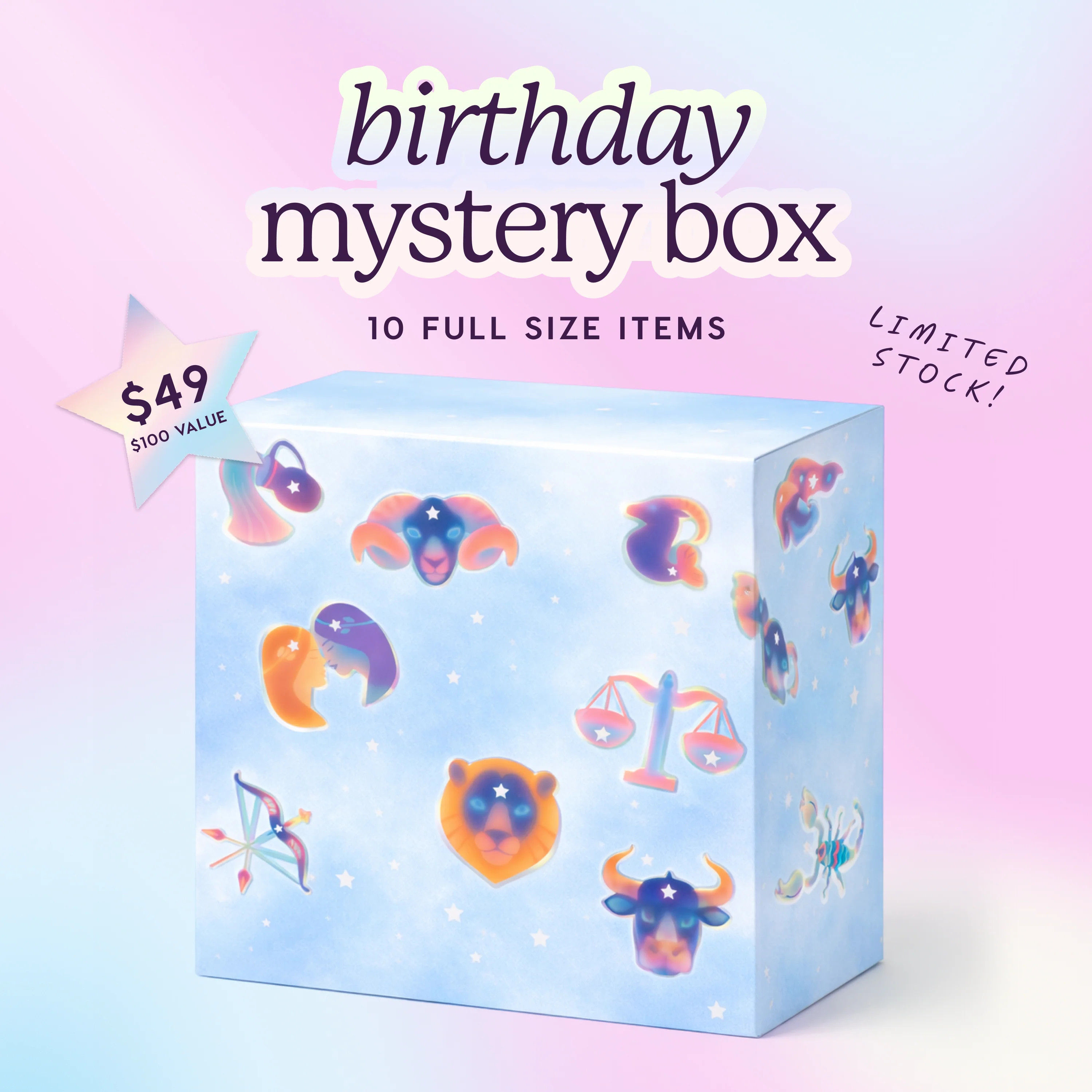 Shop Birthday Mystery Box | 12th Birthday Mystery Box by ColourPop® | Colourpop