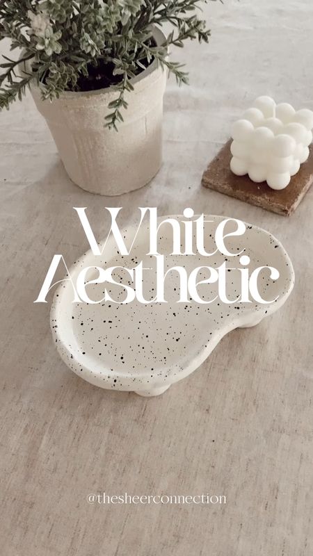 White aesthetics 🤍 I found this beautiful little tray on Amazon
   If this was a luxury store this would be $$$ but on Amazon I find it’s very affordable.  Do go check it out 🫶🏻💕

#LTKSeasonal #LTKhome #LTKFind