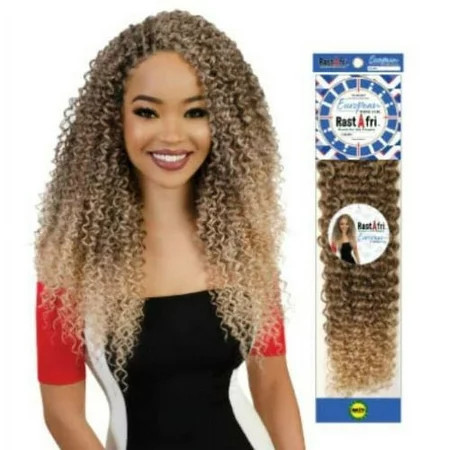 Rastafri European Twine Curl Crochet Braiding Hair Toyokalon 18 - 4 | Walmart (US)