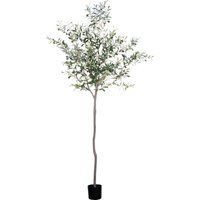 7' Faux Olive Tree, Evergreen, Arrangement, High End Flora, Farmhouse Decor, Artificial Plant, Offic | Etsy (US)