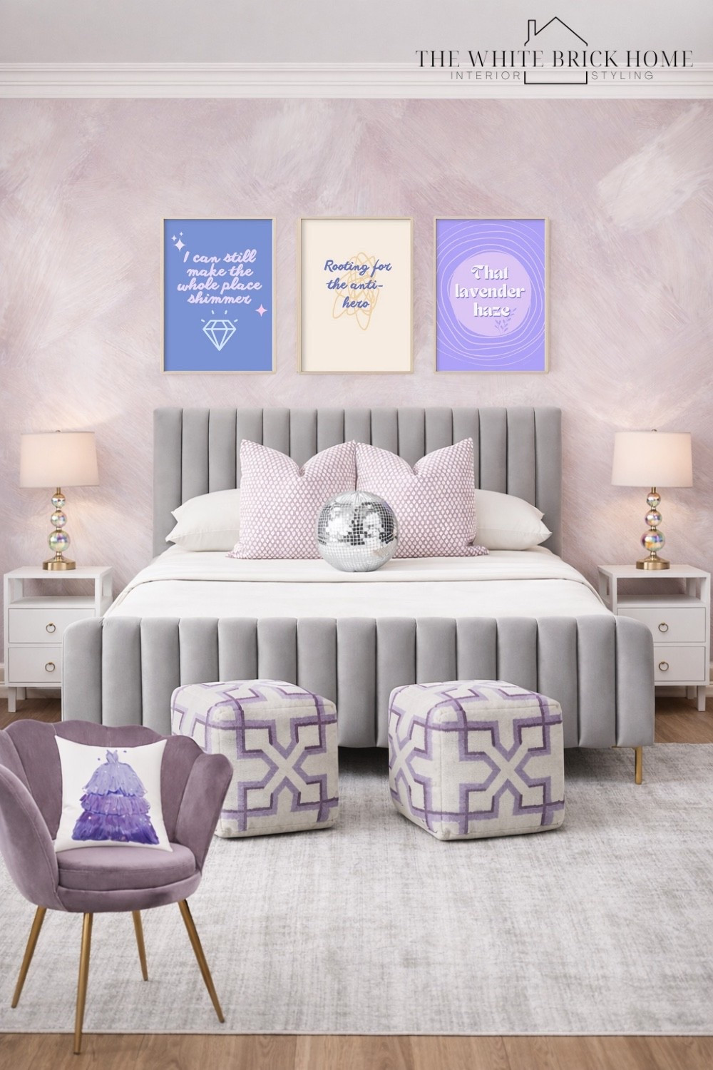 A dreamy, lavender haze Taylor swift bedroom that blends soft purple hues, cozy textures, and sparkling details for a space that feels enchanted and chic. 

Girls room, girls bedroom, girls room decor, purple bedroom, purple girls bedroom, Taylor swift, Taylor swift bedroom, Taylor swift inspired girls bedroom, purple bedroom, girls room bed, girls room wall art, girls room table lamp, girls room wayfair furniture, girls room ottoman, girls room design, girls room throw pillow, girls room bedding, girls room rug, girls room purple design, purple Taylor swift, wayfair, Etsy, pottery barn, Amazon 

#LTKKids #LTKSaleAlert #LTKHome