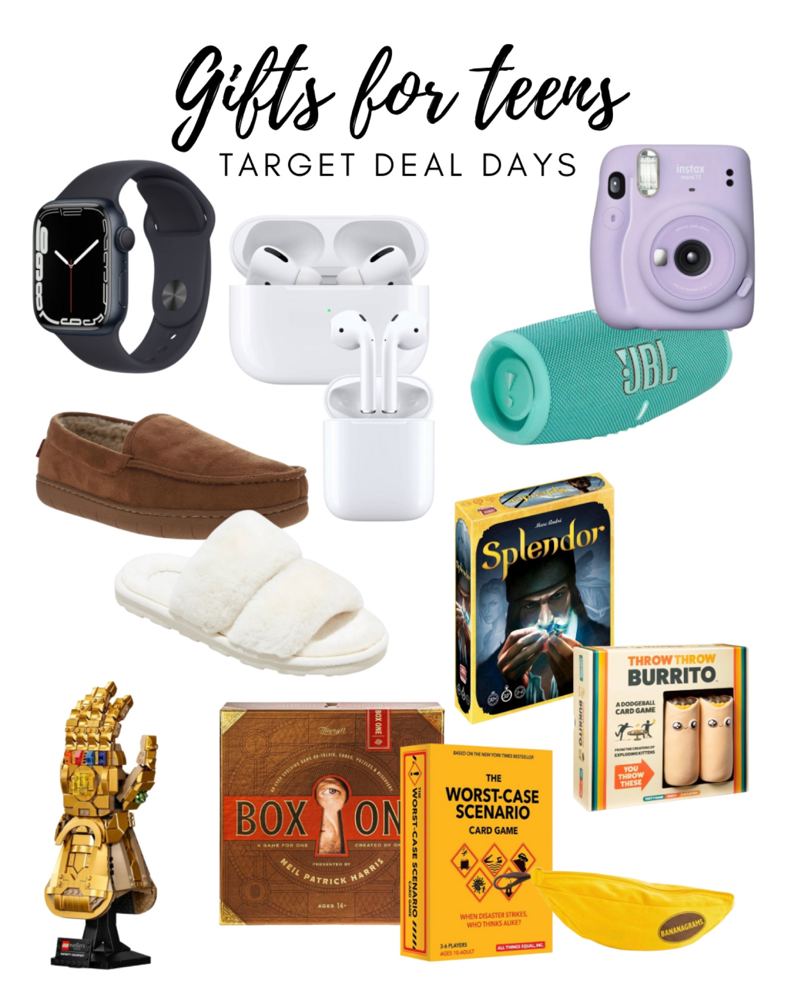 Gift ideas for teens. Target Deal Days, pre Black Friday sale through Saturday. Board games are buy 2 get one free #targetfinds #teens #teenagers #holidaygiftguide 

#LTKHoliday #LTKsalealert #LTKkids