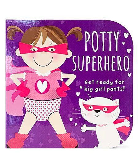 Potty Superhero Girl Board Book | Zulily