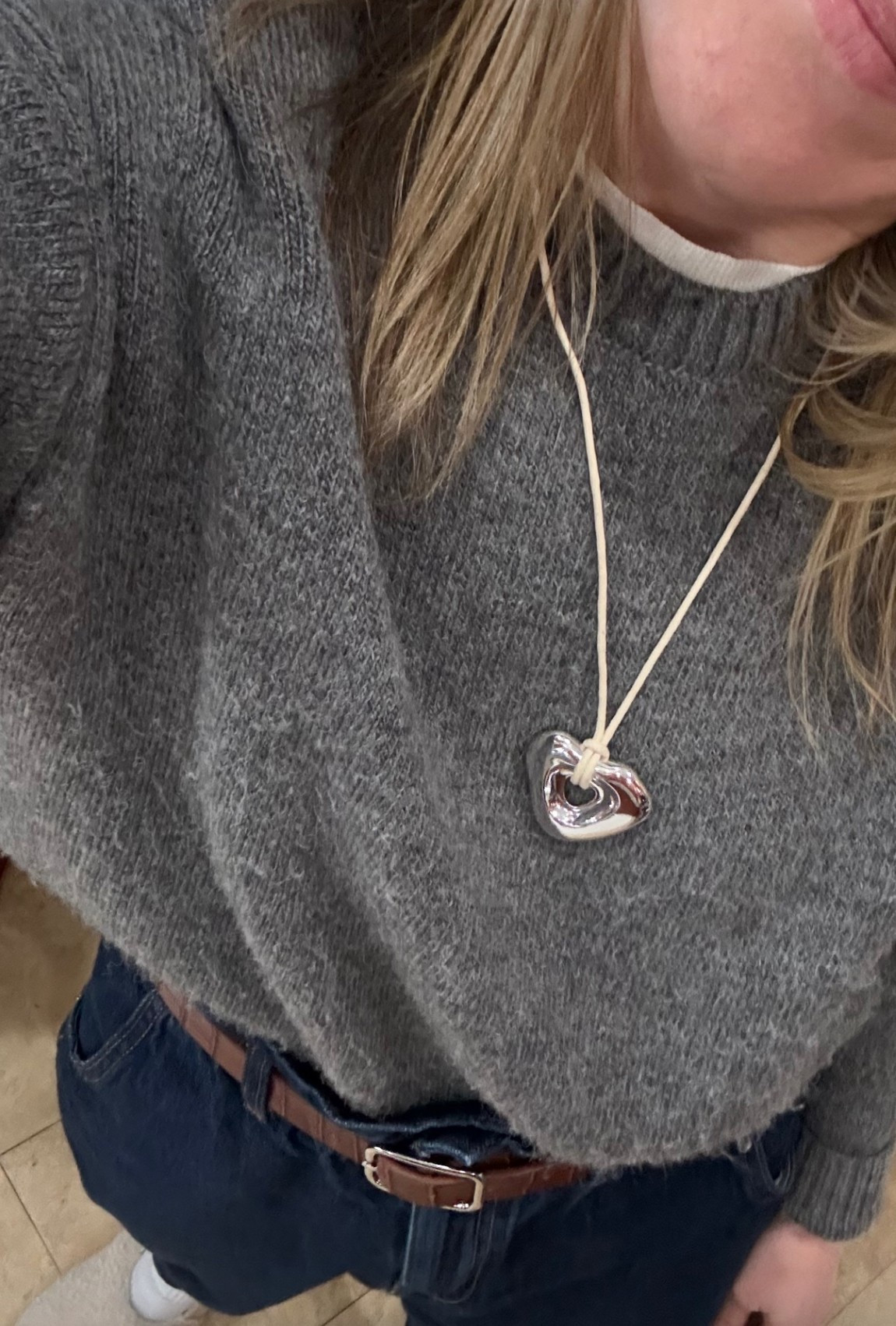 New necklace and my grey sweater I’ve literally been living in! 

#LTKmomlife #LTKgrwm #LTKootd