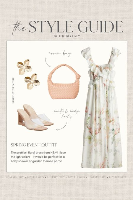 The prettiest spring dress! It would be perfect for a baby shower or garden party! 

Loverly Grey, spring dress

#LTKstyletip #LTKfindsunder100 #LTKSeasonal