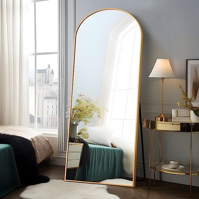 NeuType 71"x28" Arched Full Length Mirror Large Arched Mirror Floor Mirror with Stand Large Bedro... | Amazon (US)
