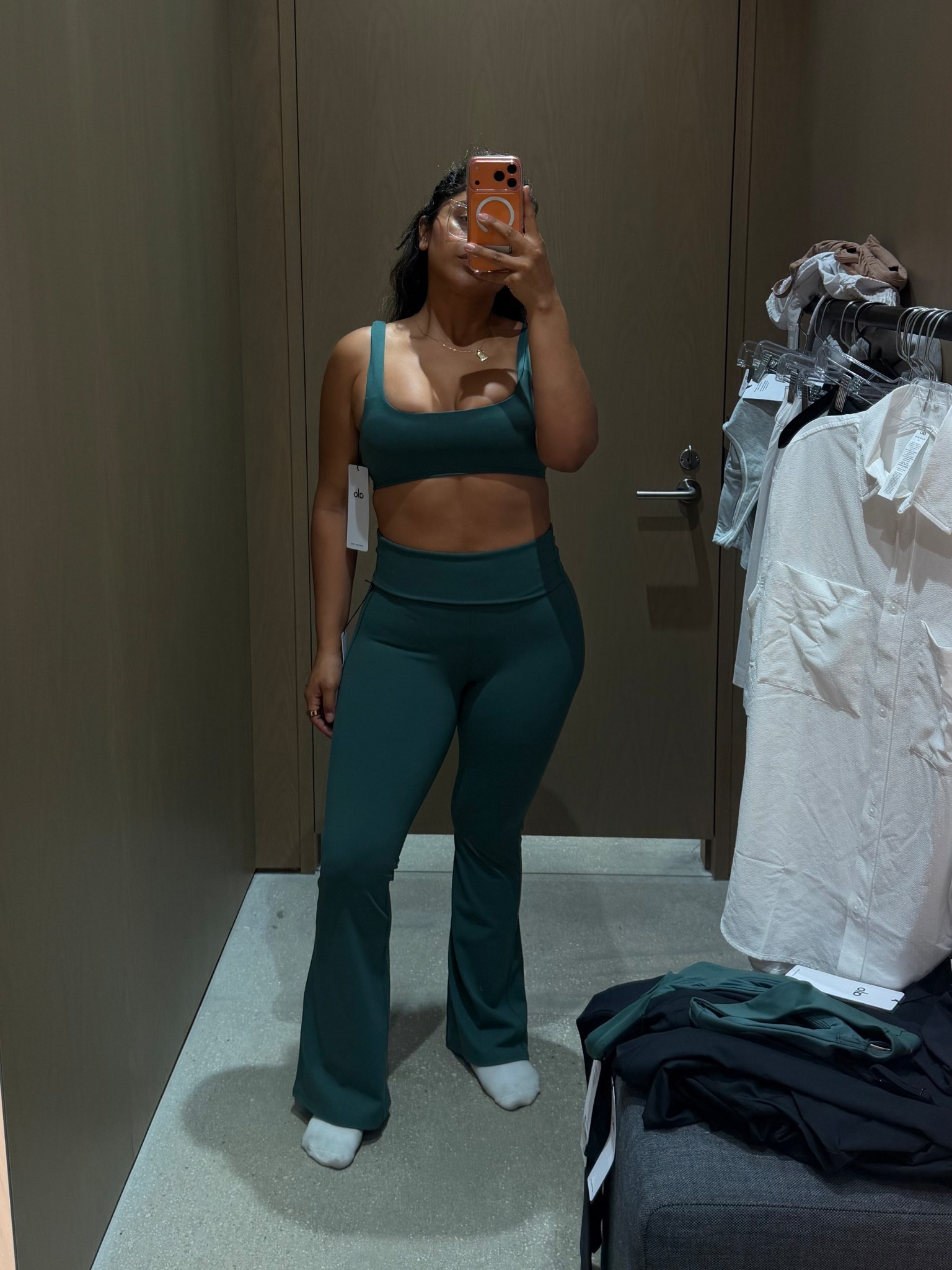 I’m obsessed with the new Alosoft collection at Alo, this material is so soft & hugs your body. Wearing alosoft sculpt fold over pant small & precision bra medium 

#LTKfitnessgoals #LTKActive #LTKPetite