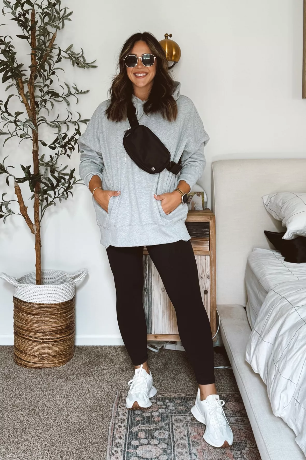 Cozy up in this oversized hoodie lounger for women