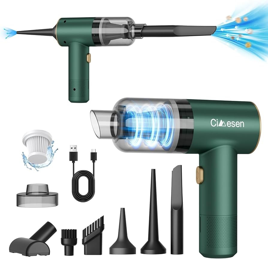 Car Vacuum Portable 4 in 1 Vacuum Cleaner 12000Pa Mini Handheld Vacuum Cordless Rechargeable 120W... | Amazon (US)