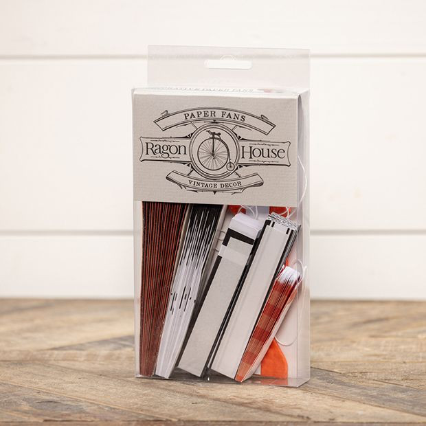 Halloween Hanging Paper Fans Set of 6 | Antique Farm House