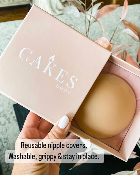 Reusable nipple covers. No adhesive. They just stick naturally. 
What I wear under tanks when a bra won’t work. 
Multiple size & color options

#LTKSeasonal