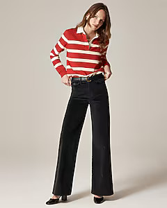Wide-leg trouser in washed velvet | J. Crew US