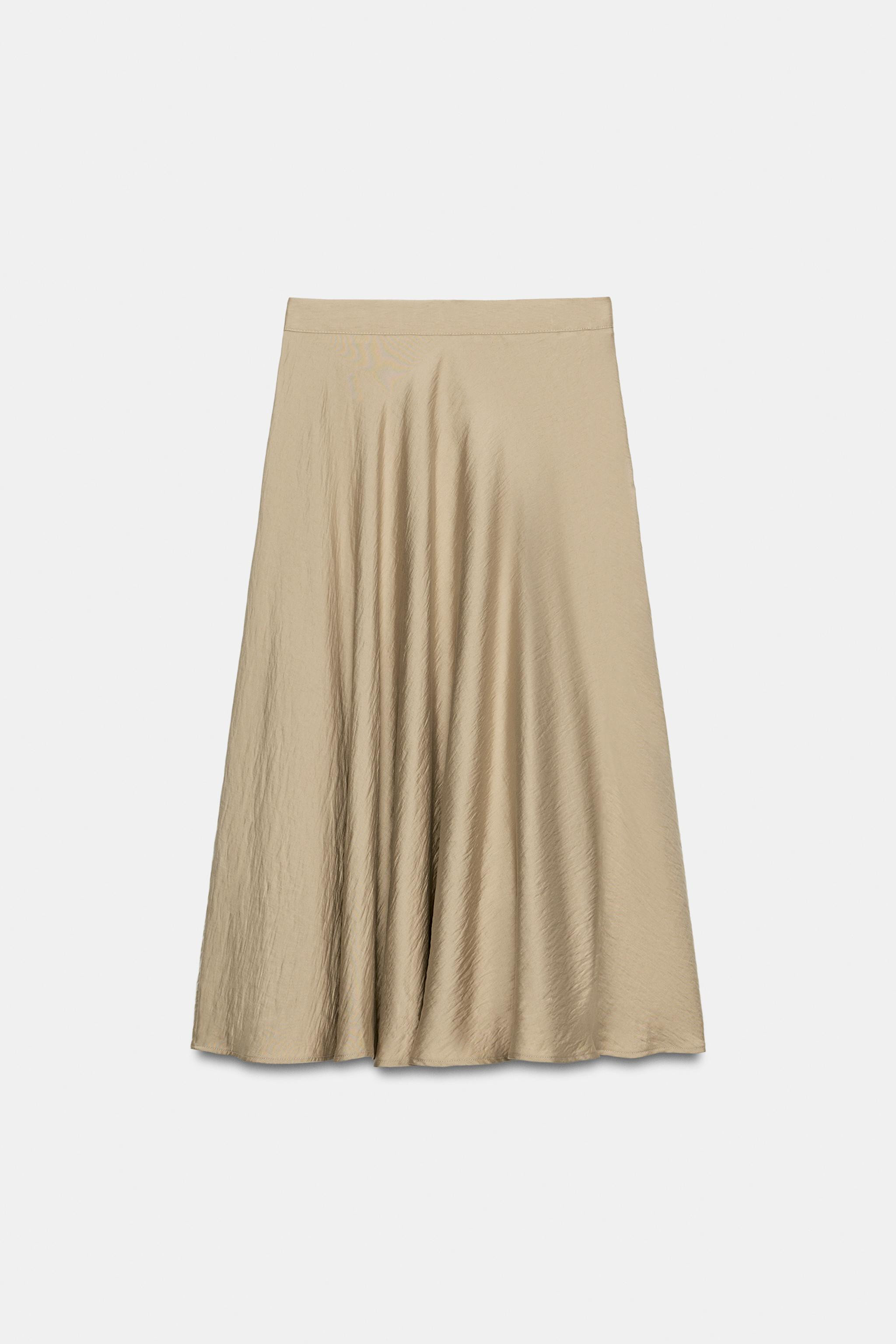 BUCKLE MIDI SKIRT | Zara UK