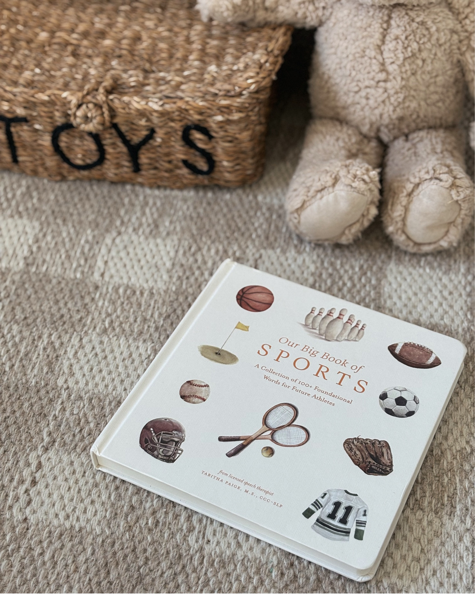 Our big book of sports 🏈⚾️ A beautiful foundational words book for future little athletes — simple visuals, sturdy pages, and perfect for introducing all the basics early on. Such a fun addition to your baby or toddler’s library 🤎

baby sports book, toddler sports book, first words book, foundational vocabulary, kids sports learning, board books for boys, neutral baby books, early learning books, LTK baby, LTK kids, LTK toddler

#LTKGiftGuide #LTKHoliday #LTKBaby