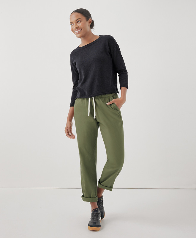 Women’s Daily Twill Pant made with Organic Cotton | Pact | Pact Apparel