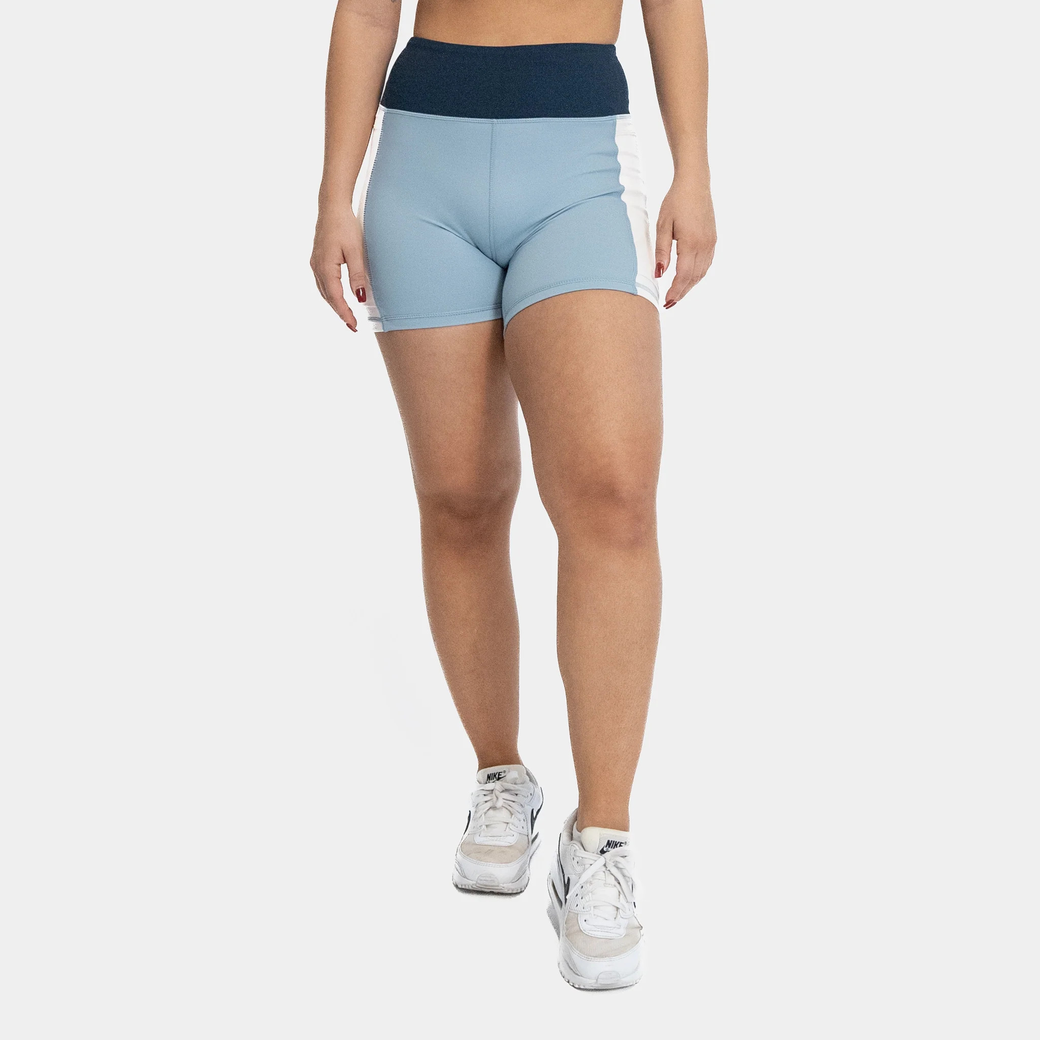 Lux Baseline Shorts (5 in. inseam) - Navy/Jet Stream/Steel Blue | Senita Athletics