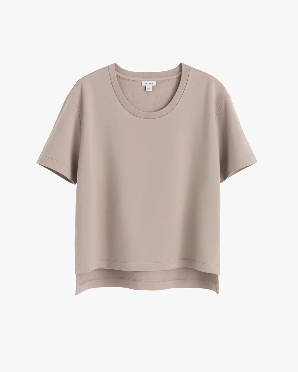 French Terry Cropped Tee | Cuyana
