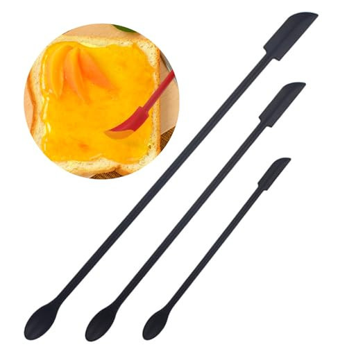 Makeup Spatula Tool for Cosmetics Beauty Kitchen Jar Mini Tiny Set Thin Blade -Reusable Long Beauty Small Spatula to Get Lotion Bottle Spatula | Amazon (US)