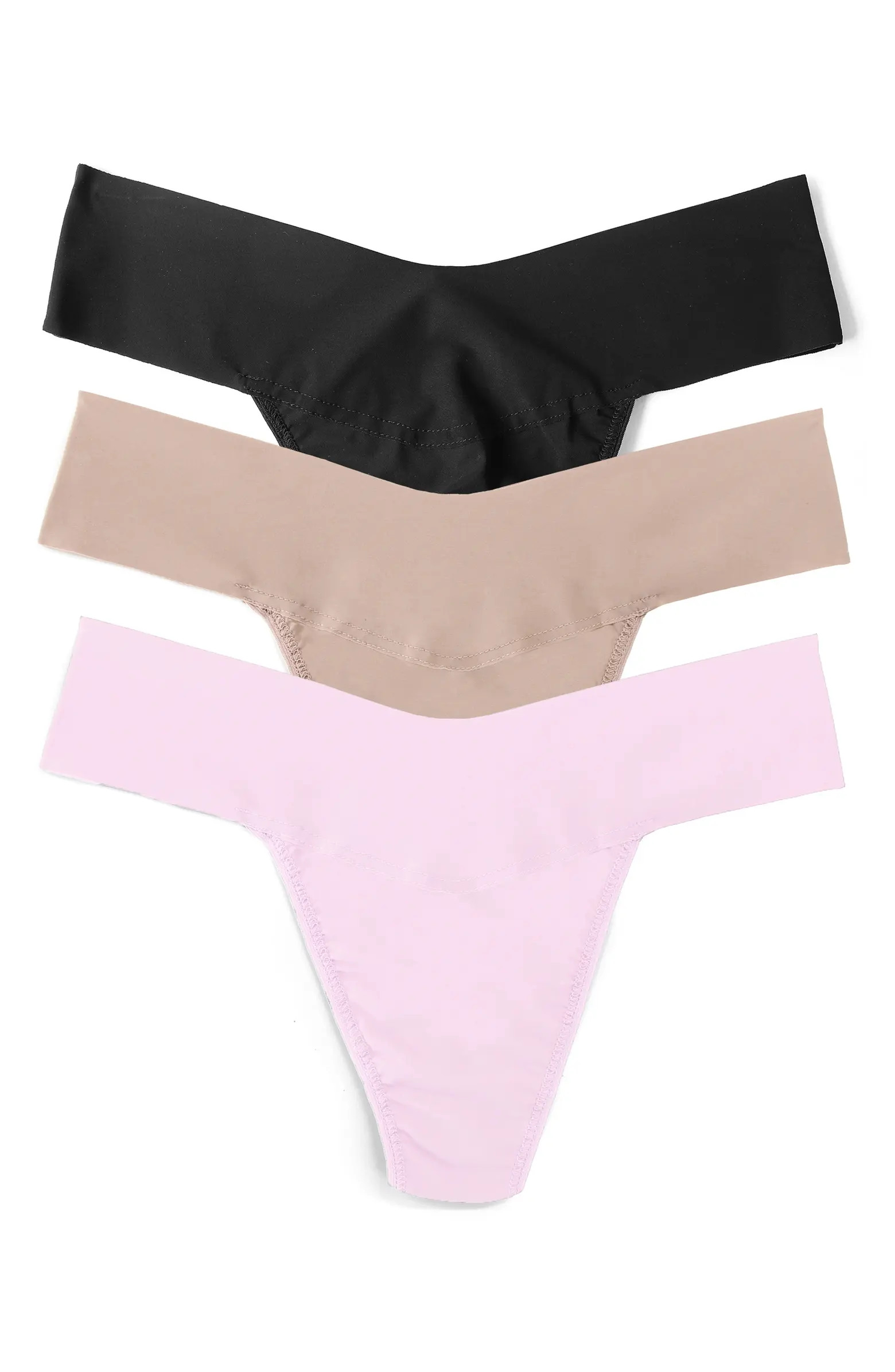 Breathe Assorted 3-Pack V-Cut Thongs | Nordstrom