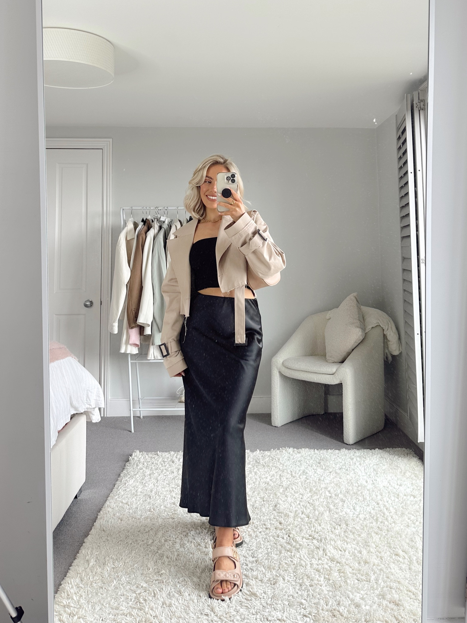 Black satin midi skirt outfit idea ! 

#LTKeurope #LTKSeasonal #LTKstyletip