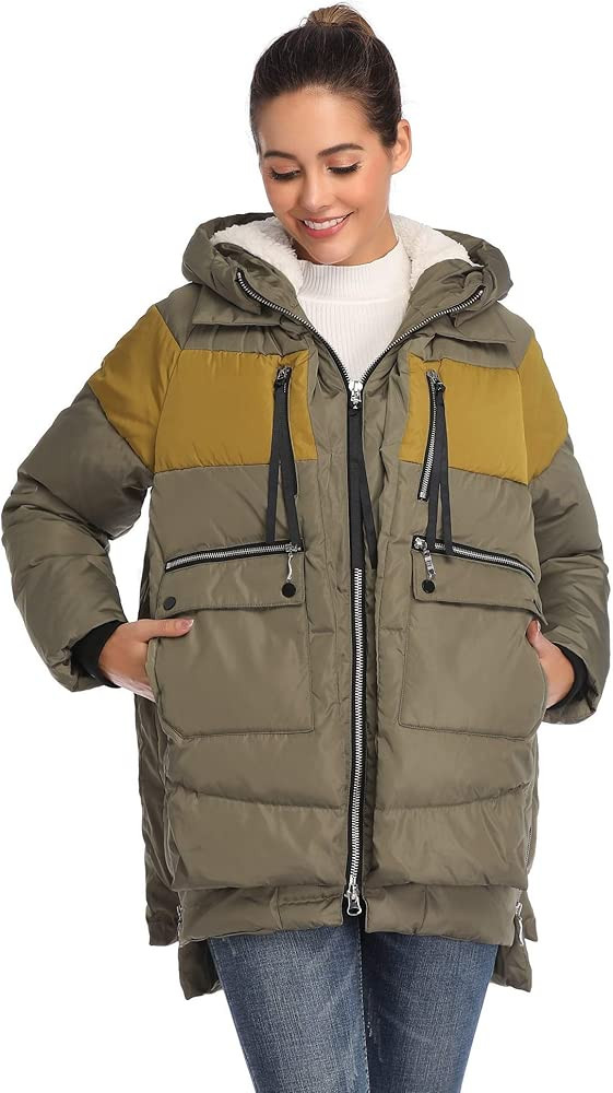 Women's Winter Down Jackets Long Down Coats Warm Parka with Hood | Amazon (US)